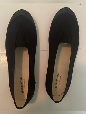 Moonstar Women’s Black Slip-On Ballet Flats